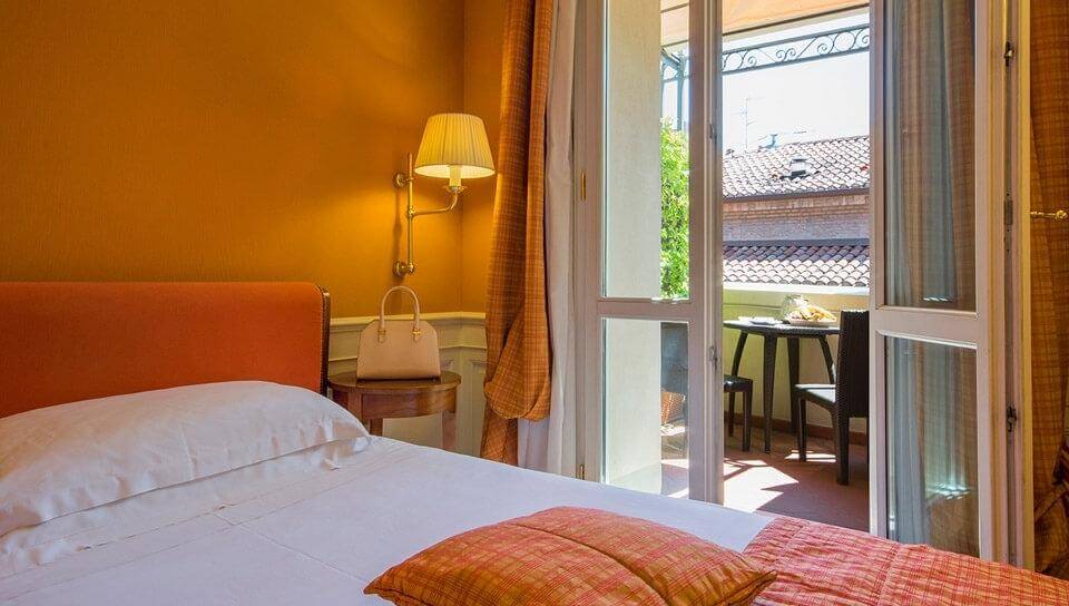 Hotel Corona D'Oro | Camera Singola con balcone