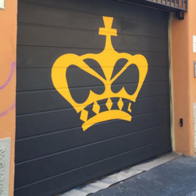 Garage decorato da Rusty