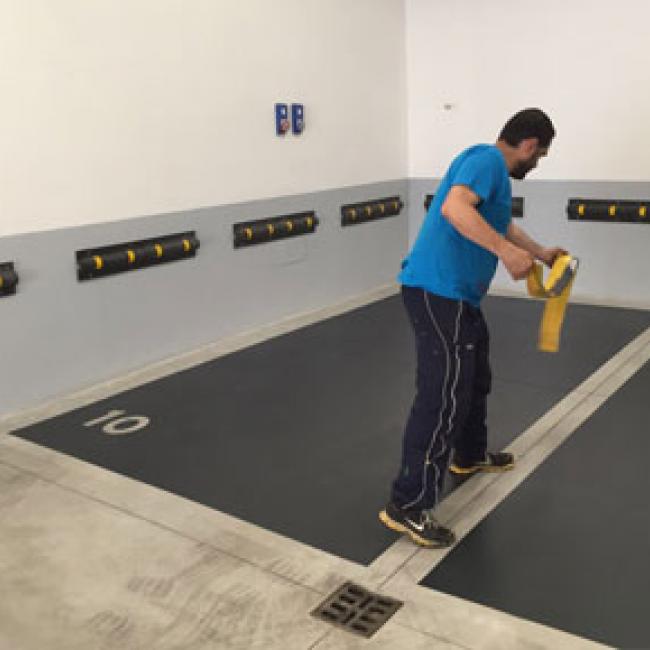 Garage decorato da Rusty